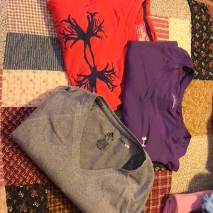 Bundle workout shirts (adidas/Under Armour)